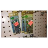 Variety of Tacks, Brads and Staples, picture hangers.