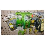 Variety of Tacks, Brads and Staples, picture hangers.