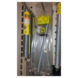 Assorted Med and Larger Springs, S Hooks, Screw Hooks.