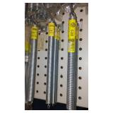 Assorted Med and Larger Springs, S Hooks, Screw Hooks.