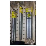 Assorted Med and Larger Springs, S Hooks, Screw Hooks.