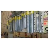 Assorted Med and Larger Springs, S Hooks, Screw Hooks.