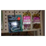 Assorted Med and Larger Springs, S Hooks, Screw Hooks.