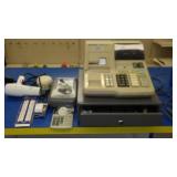 Sharp Cash register, Drawer and More. Does not power on.