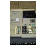 Sharp Cash register, Drawer and More. Does not power on.