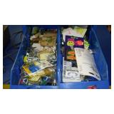 6 Compartment Hardware Organizer with contents.