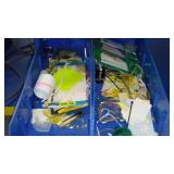 6 Compartment Hardware Organizer with contents.