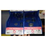 6 Compartment Hardware Organizer with contents.