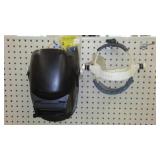 Forney Welding Helmet, head gear (2) and Safety Glasses.