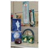 Outdoor Light, 6 in. Fan, Anti Bug (2) Clock.