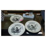Barnesville Centennial Plate 1882-1982 (3), Numbered.