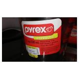 Pyrex 9 x 13, loaf Pan and 2 C Measuring Cup.