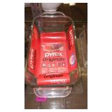 Pyrex 9 x 13, loaf Pan and 2 C Measuring Cup.