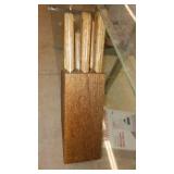 Sussex Knife Block and Knives.