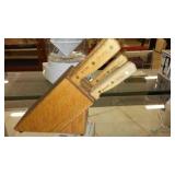 Sussex Knife Block and Knives.