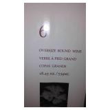 Libby 18.25 oz Oversize Round Wine Glasses.