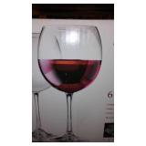 Libby 18.25 oz Oversize Round Wine Glasses.