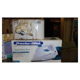 Toaster Oven, Mixer, Knife, Iron.