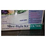 Toaster Oven, Mixer, Knife, Iron.