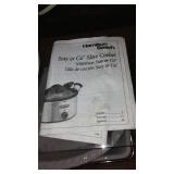 Hamilton Beach 6 qt Slow Cooker.