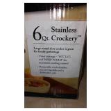 West Bend Stainless 6 qt. Slow Cooker.