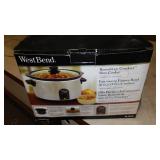 West Bend Stainless 6 qt. Slow Cooker.