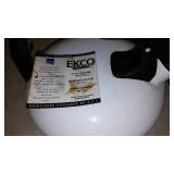 Enamel Roaster (2) and Tea Kettle.