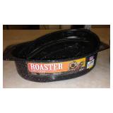 Enamel Roaster (2) and Tea Kettle.