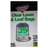 39 gal. Leaf Bags and Can Crusher.