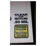 39 gal. Leaf Bags and Can Crusher.