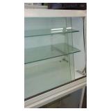 Display Cabinet, Metal and Glass.