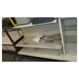 Double Sided Peg Board and Glass Display.