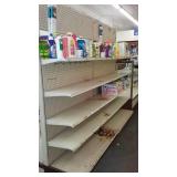 Double Sided Peg Board and Glass Display.