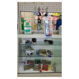 Assortment Keychains, camera, calculators and more.