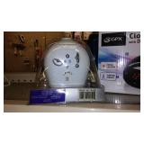 GPX Clock Radio and Westclox Alarm Clock.