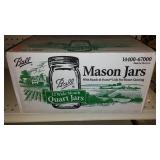 Ball Wise Mouth 1 qt. Mason Jars and Seals.