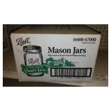 Ball Wise Mouth 1 qt. Mason Jars and Seals.