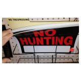 Metal and Plastic Sign Variety.