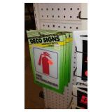 Metal and Plastic Sign Variety.