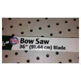 Bow Saw 36 in, with addt blade.