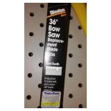 Bow Saw 36 in, with addt blade.