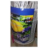 75 ft. hose, 2 ft. garden fencing.