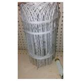 75 ft. hose, 2 ft. garden fencing.