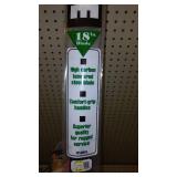 18 in. Machete and garden hand tools.