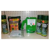 Tree Food, Bug Killer, Scatter Box.