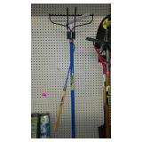 Bow Rake and Weed Cutter.