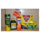 Ortho, terro, Spectracide,D-Con.