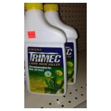 Round up, Raid, Spectracide Lawn and Garden Care.