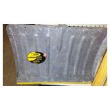 Roof Rake and Aluminum Shovel.