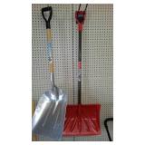 Aluminum Grain and Plastic Shovel.